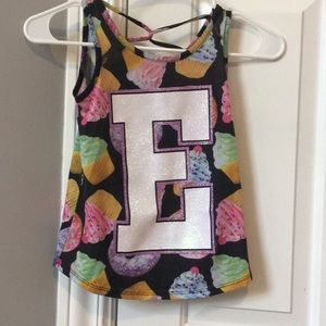 Glow in the dark E tank/tee